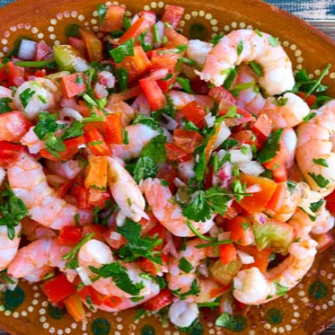 Ceviche c/camarón