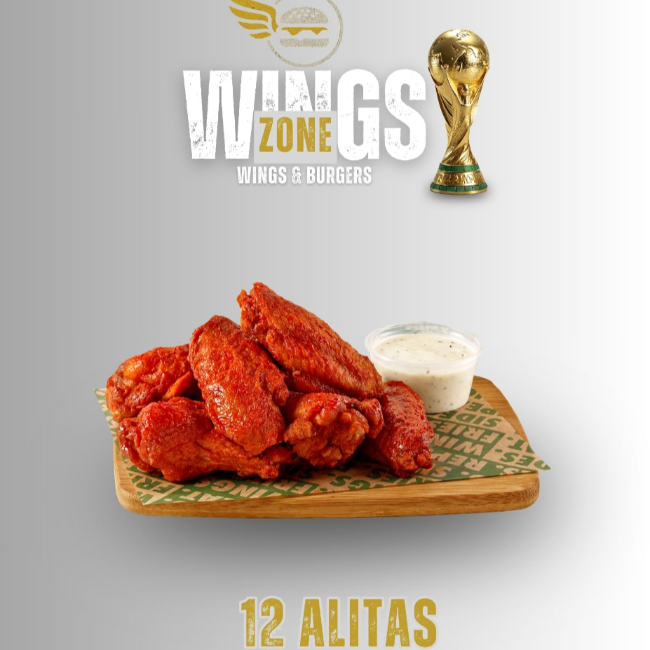 Alitas 12 Pzas