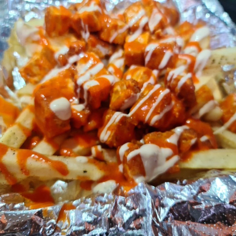 Papas con Boneles.
