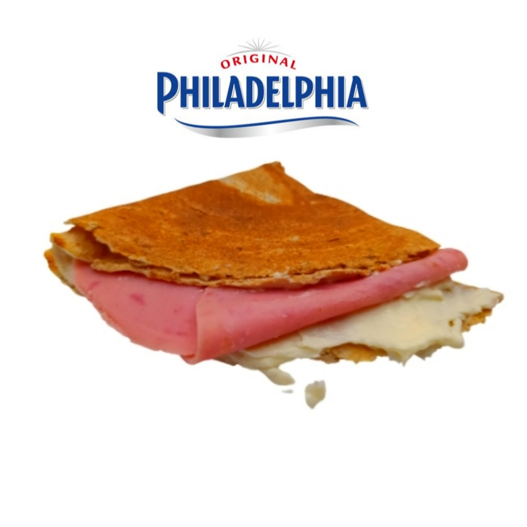 Crepa Philadelphia con Jamon Mediana