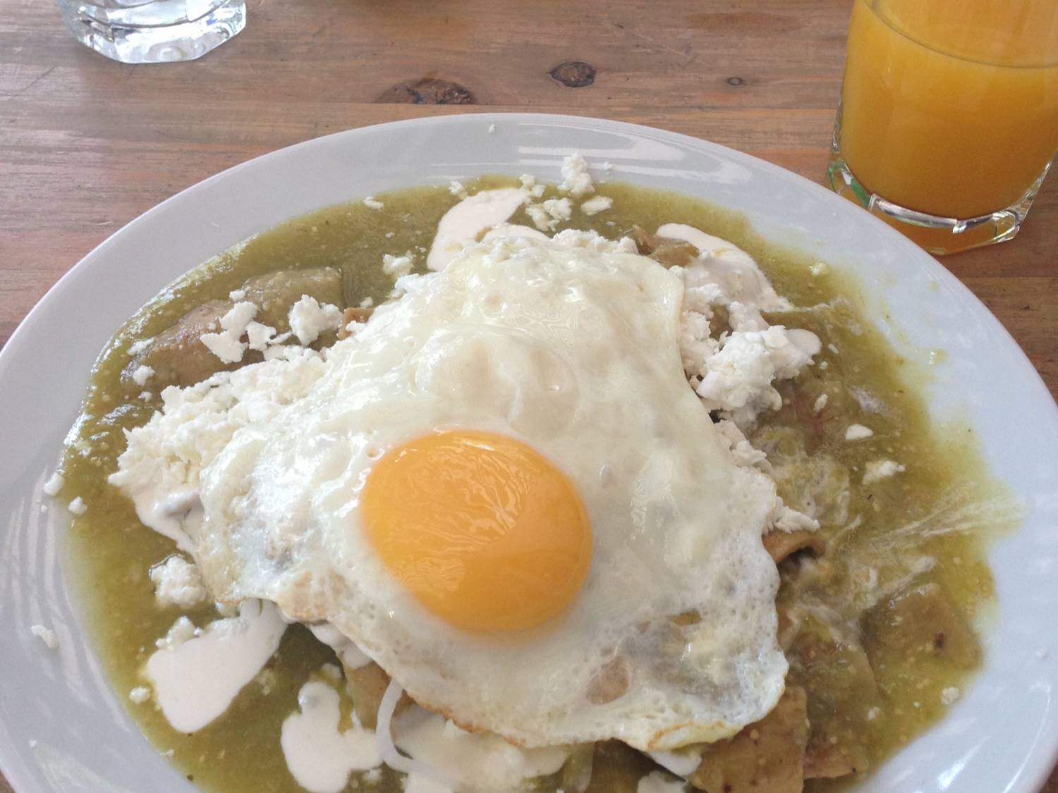 Chilaquiles Vedes Montados
