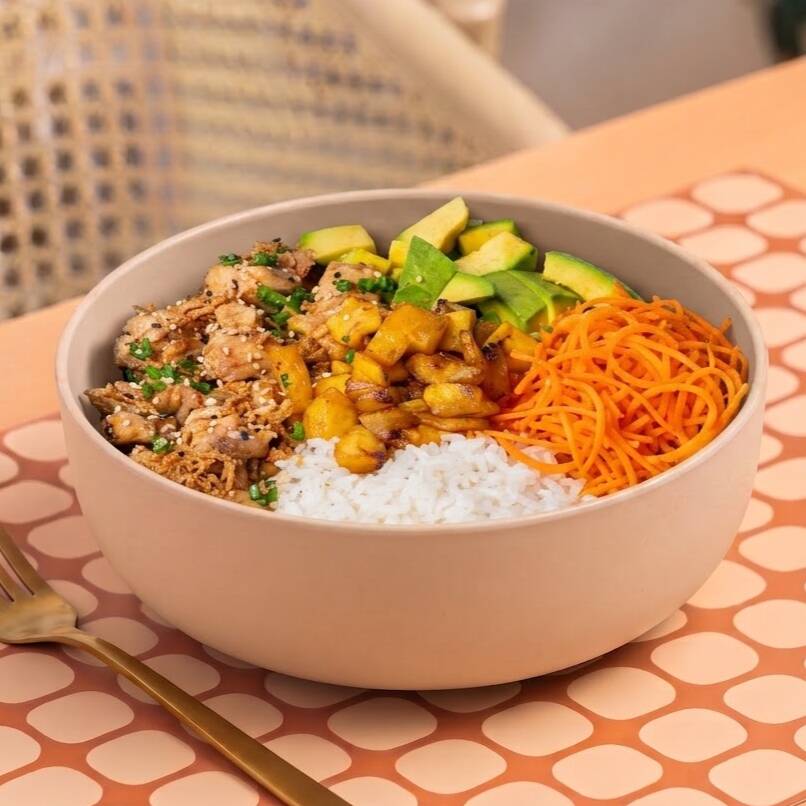 Menú Pollo Teriyaki Bowl