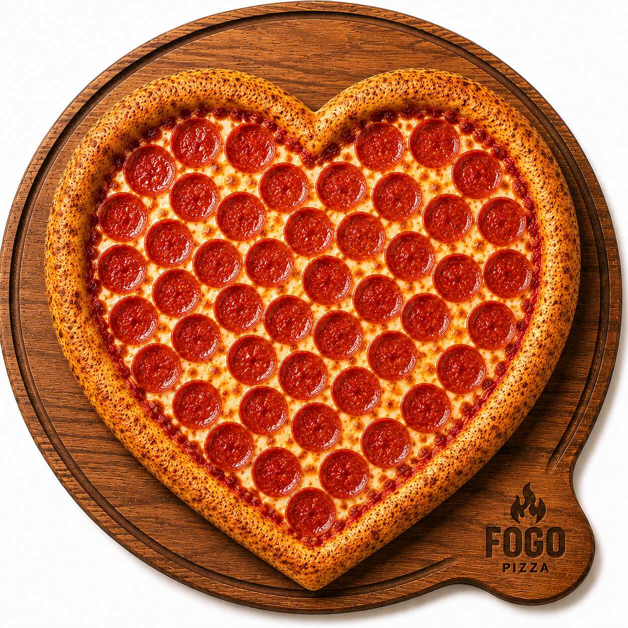 Pizza Corazón con Mucho Amor