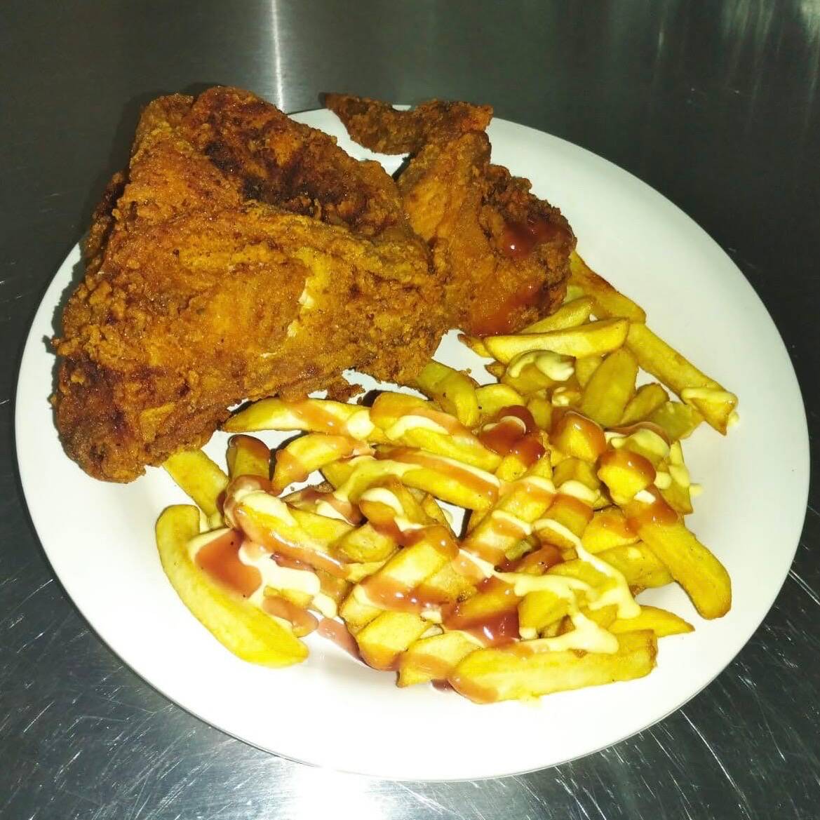 Pollo Frito Arreglado
