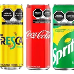 Mundet, Sprite, fanta y fresca (355ml c/u)