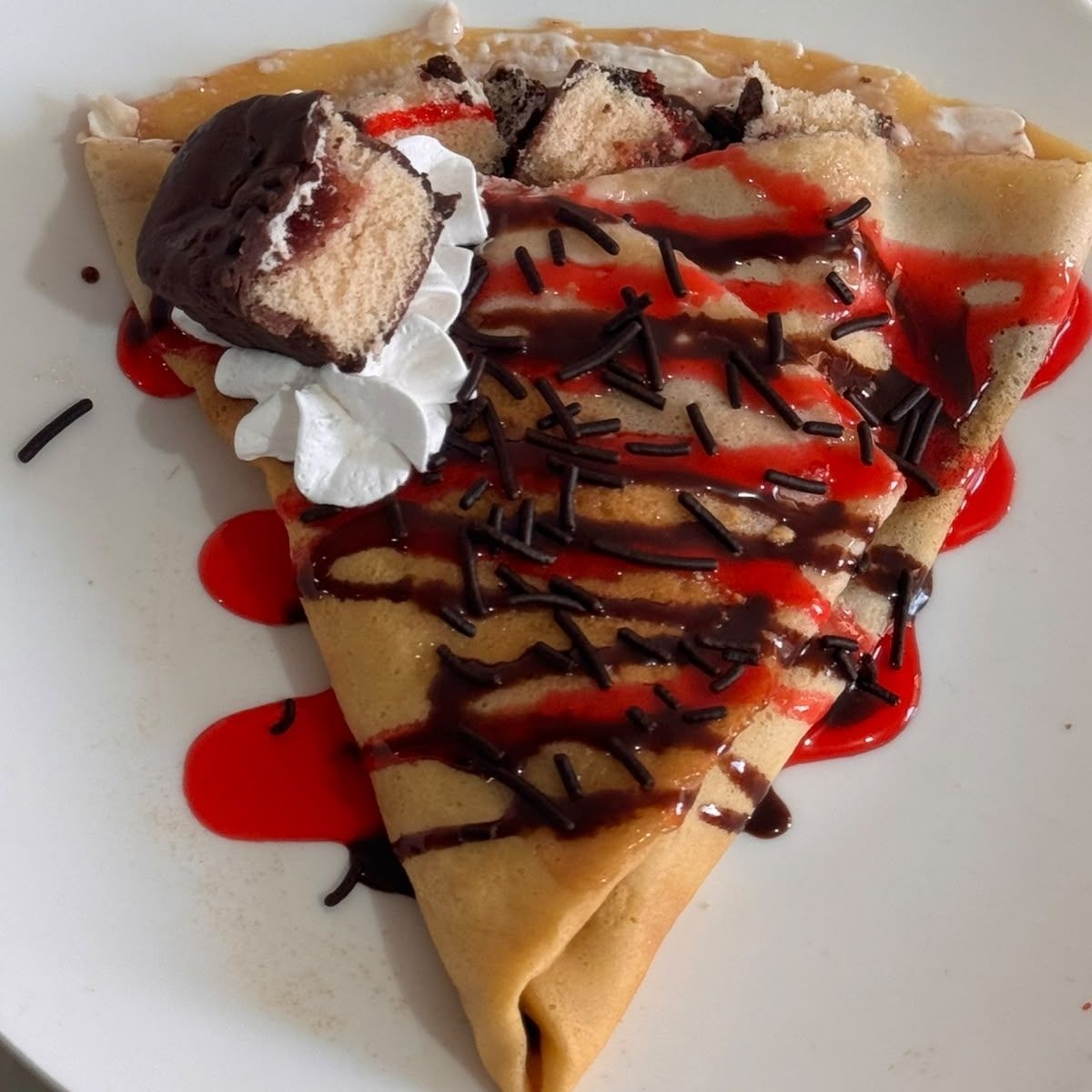 Crepas Gansito gourmet