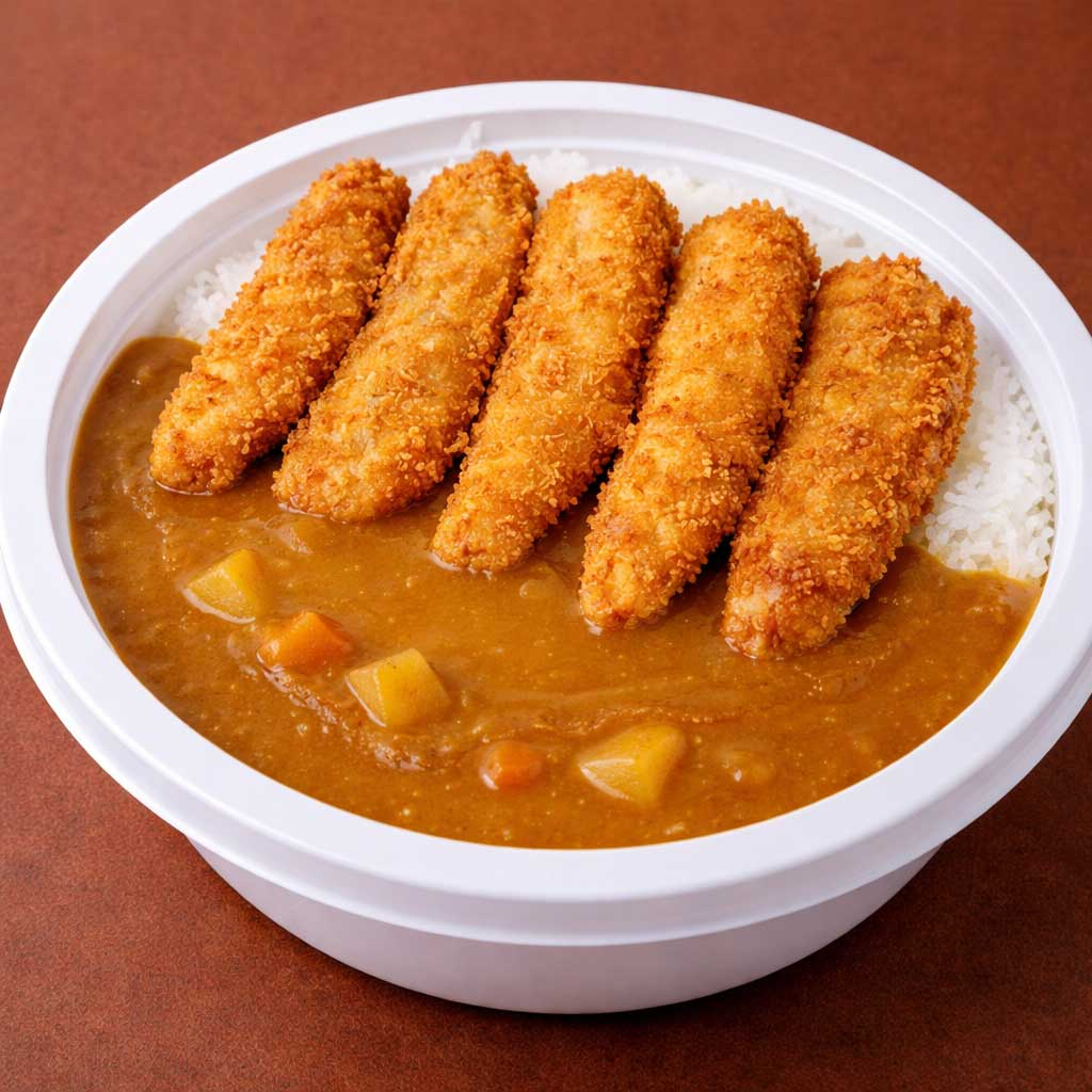 Karê é um dos pratos mais populares no Japão e tem origem indiana e é conhecido no Brasil como curry. No estilo japonês o molho é mais encorpado e leva batata, cenoura e pedacinhos de carne para dar mais sabor ao prato. No caso do sakana katsu o filé de tilápia é empanado em farinha panko. A montagem final do prato é feita com arroz japonês, molho de karê e a carne escolhida. O resultado é um prato muito saboroso, principalmente pelo karê ser bem temperado e picante e o arroz japonês não levar tempero algum. Tudo isto com o complemento da carne que você escolheu. Vale a pena provar e conhecer este saboroso prato!
