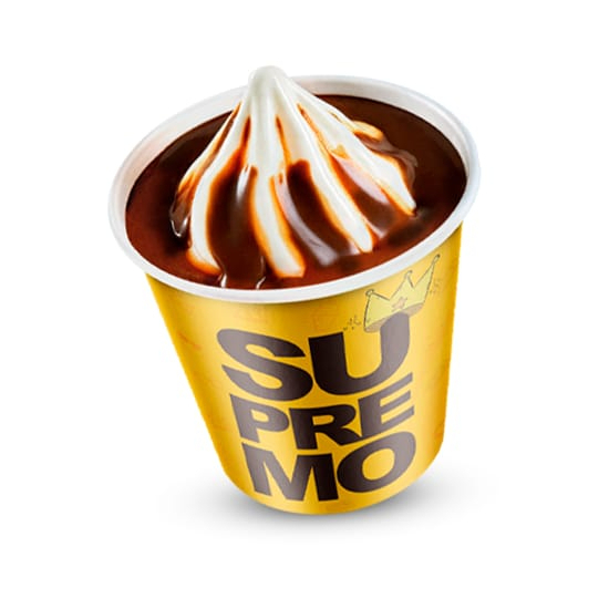 Sorvete de baunilha, Banana Caramelizada e Chocolate Cremoso de Avelã