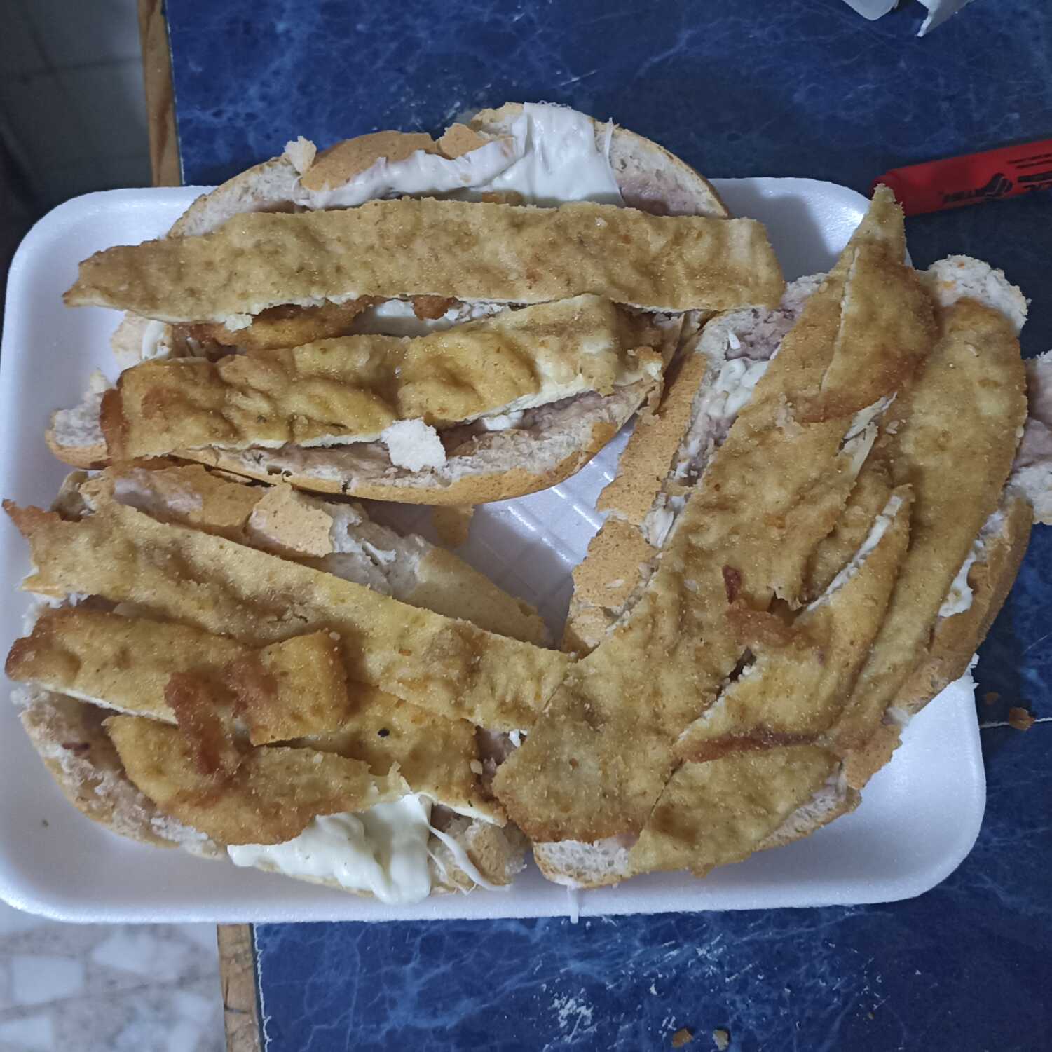 Molletes Con pechuga empanizada