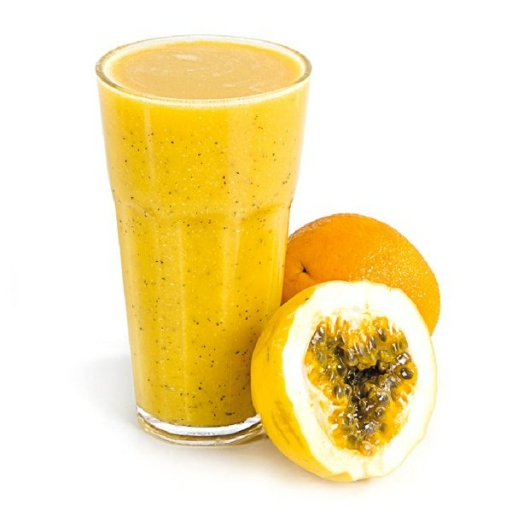 Suco Natural de Maracujá 500ml – Refrescante, 100% natural e sem conservantes. Ideal para acompanhar seu lanche! 🥤✨