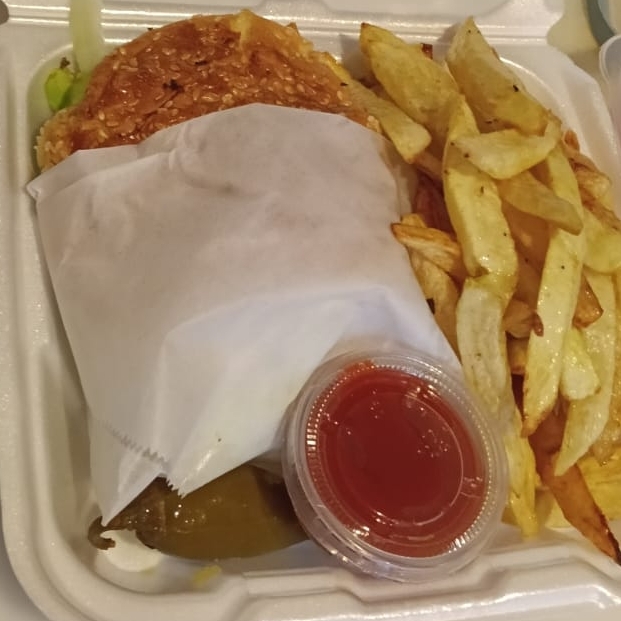 Hamburguesa con Papas