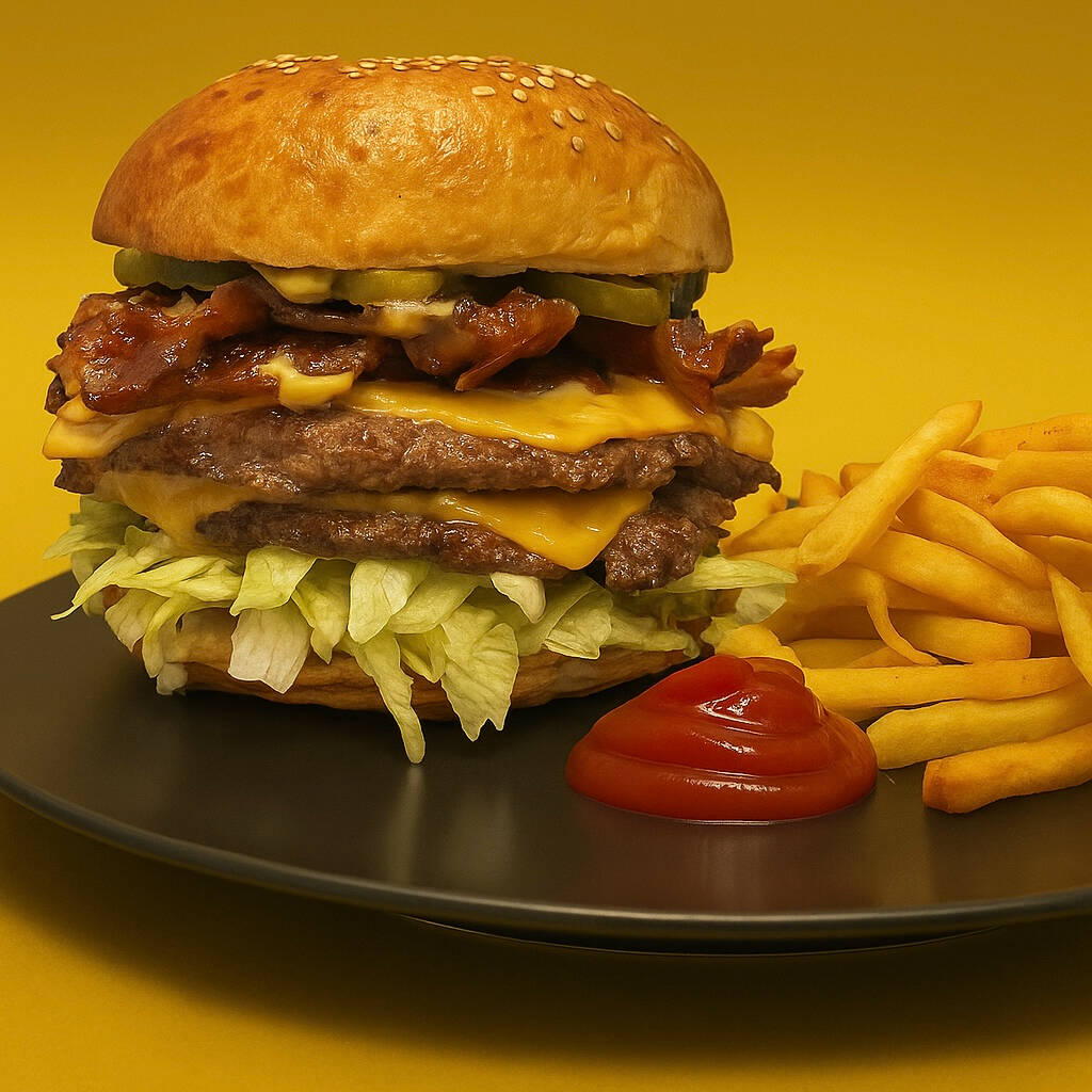 Combo Bunny Doble + Papas Gratis