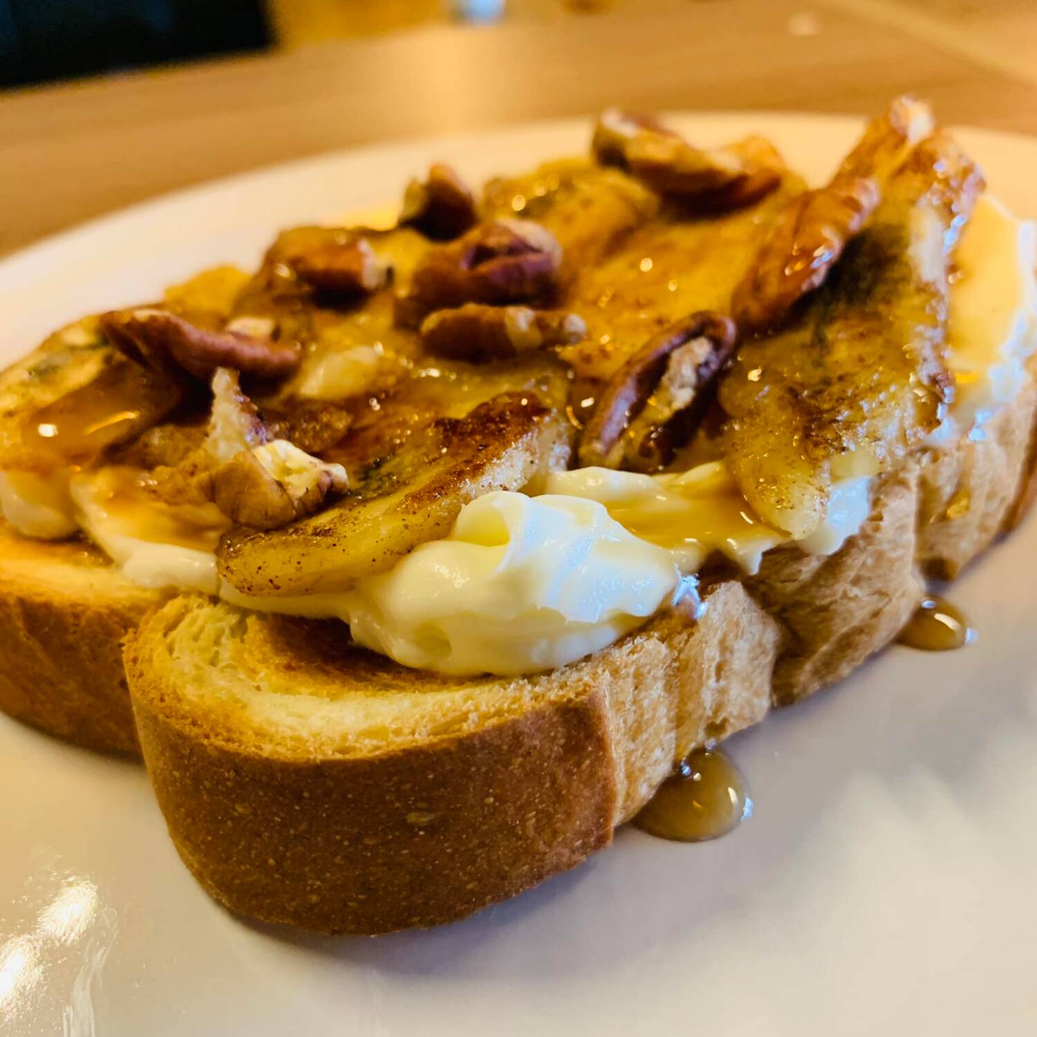 Toast de Plátano Asado