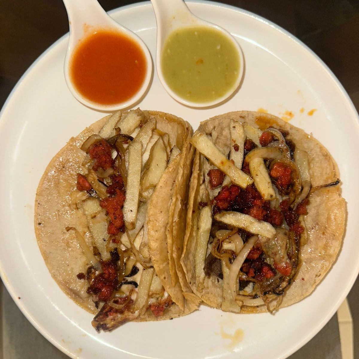 Taco de chorizo