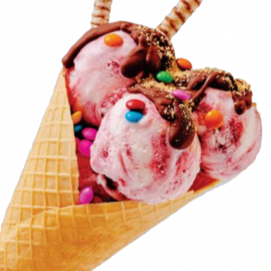 Saboreie nosso Sundae, um verdadeiro deleite da categoria 'Sorvete'. Com três generosas bolas de sorvete cremoso, coberto com uma calda doce e vibrante, pontuado por jujubas coloridas e crocantes. Acompanha pedaços de biscoito para um toque extra de textura, uma rica camada de chantilly suave e uma pitada de farinha de biscoito para um acabamento perfeito. Acompanha uma irresistível casquinha de biscoito crocante. Uma explosão de sabores e texturas que irá conquistar seu paladar. *Imagem ilustrativa.