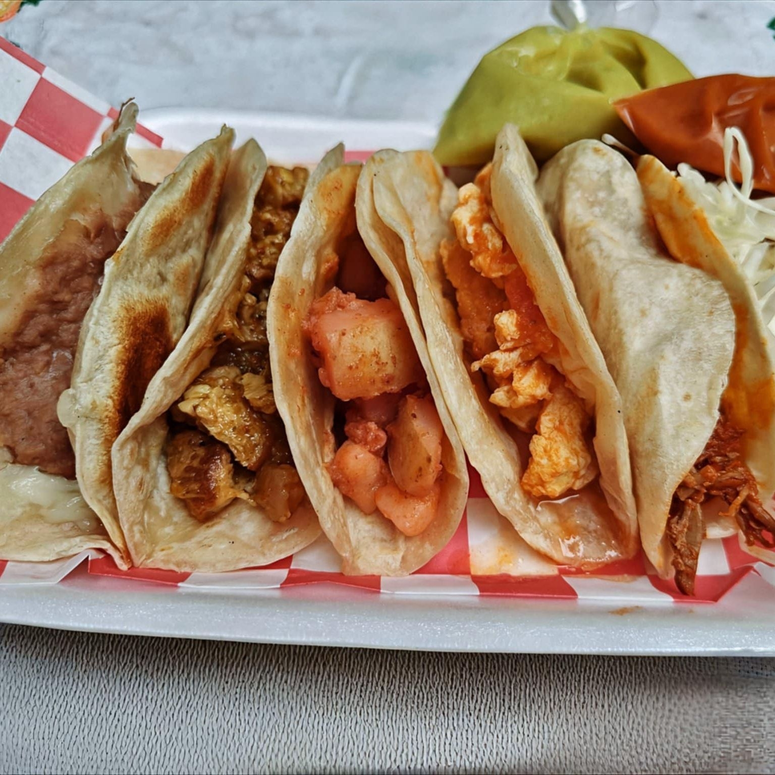 Orden de 5 Tacos de Harina