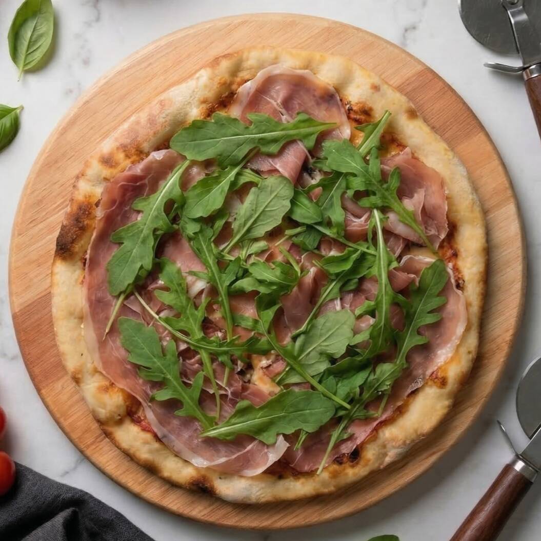 Todas as nossas pizzas são de receita italiana com fermentação natural das massas, molho de tomate caseiro e ingredientes de alta qualidade.