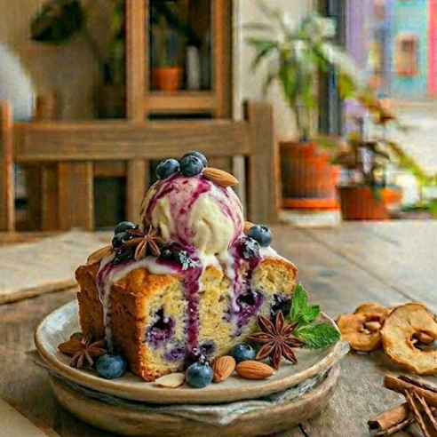 Panque de Blueberry
