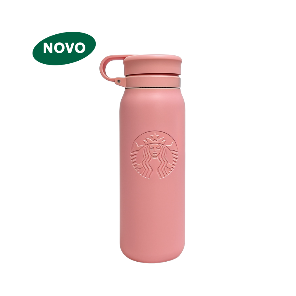Garrafa em aço inoxidável, para bebidas gaseificadas - 591ml.