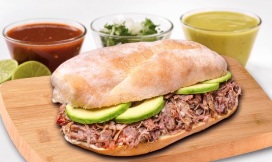 Lonche de Barbacoa