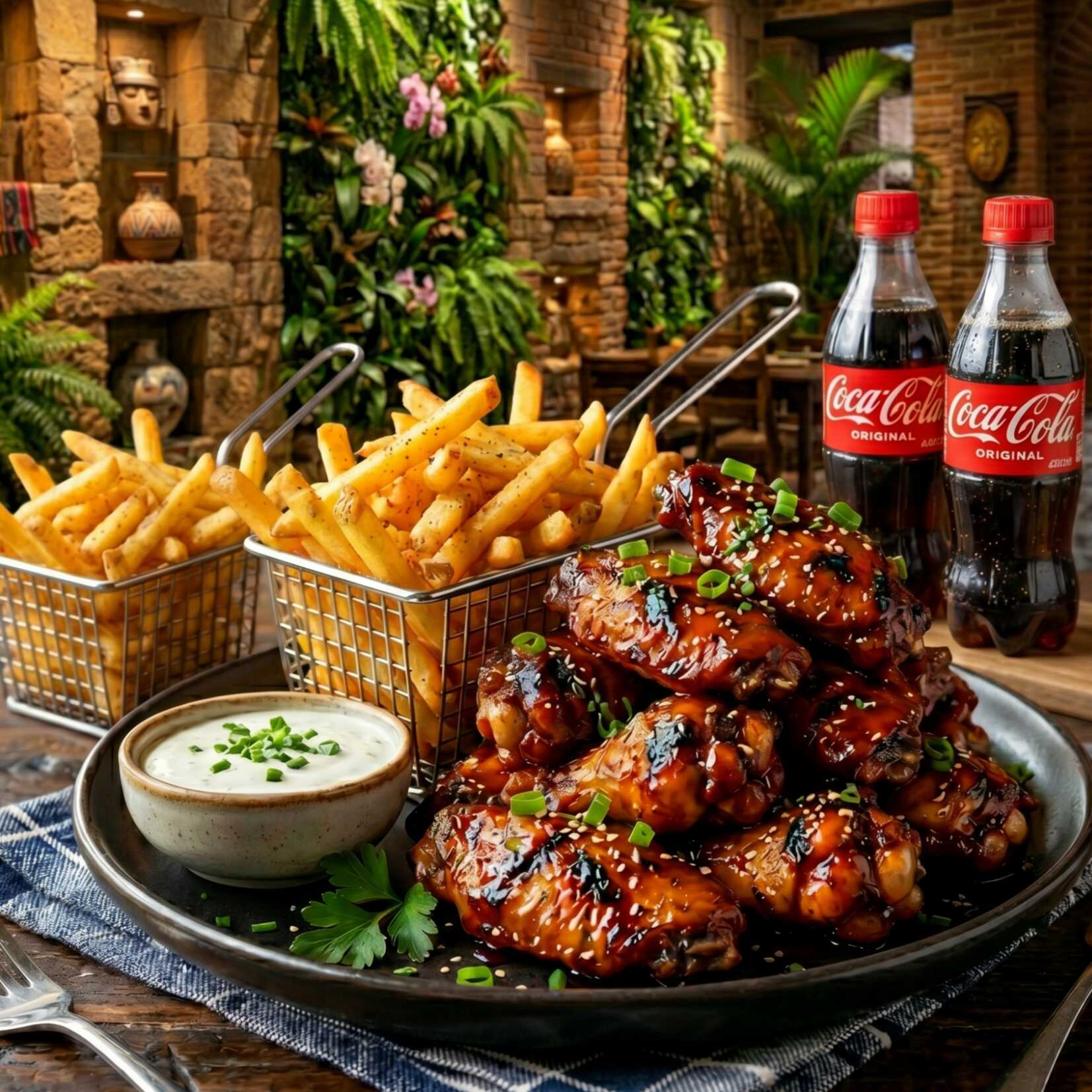 COMBO FUTBOLERO DE ALAS BBQ