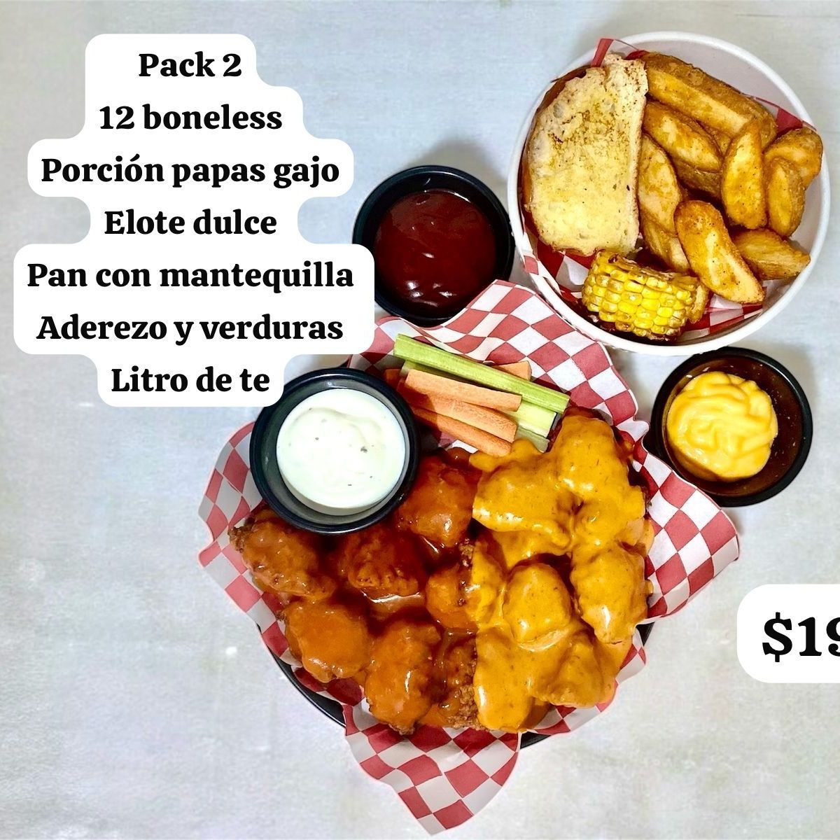 Boneless 12 pza