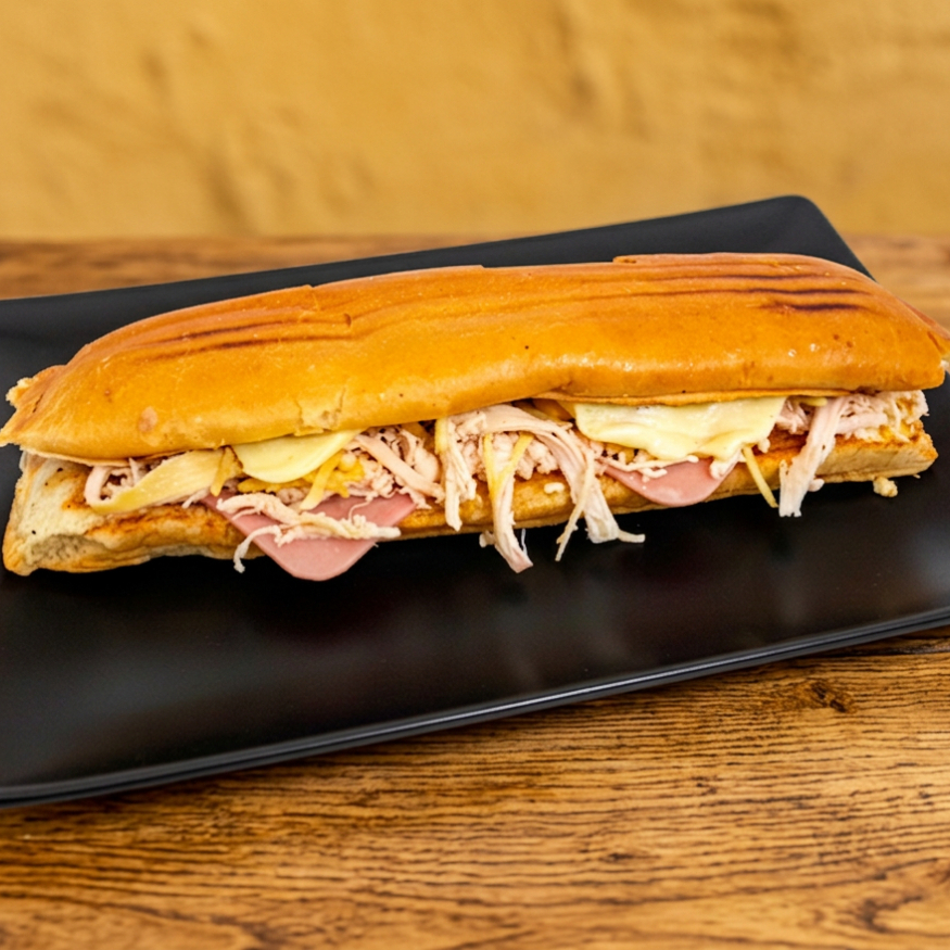 Cola Jamón y Pollo