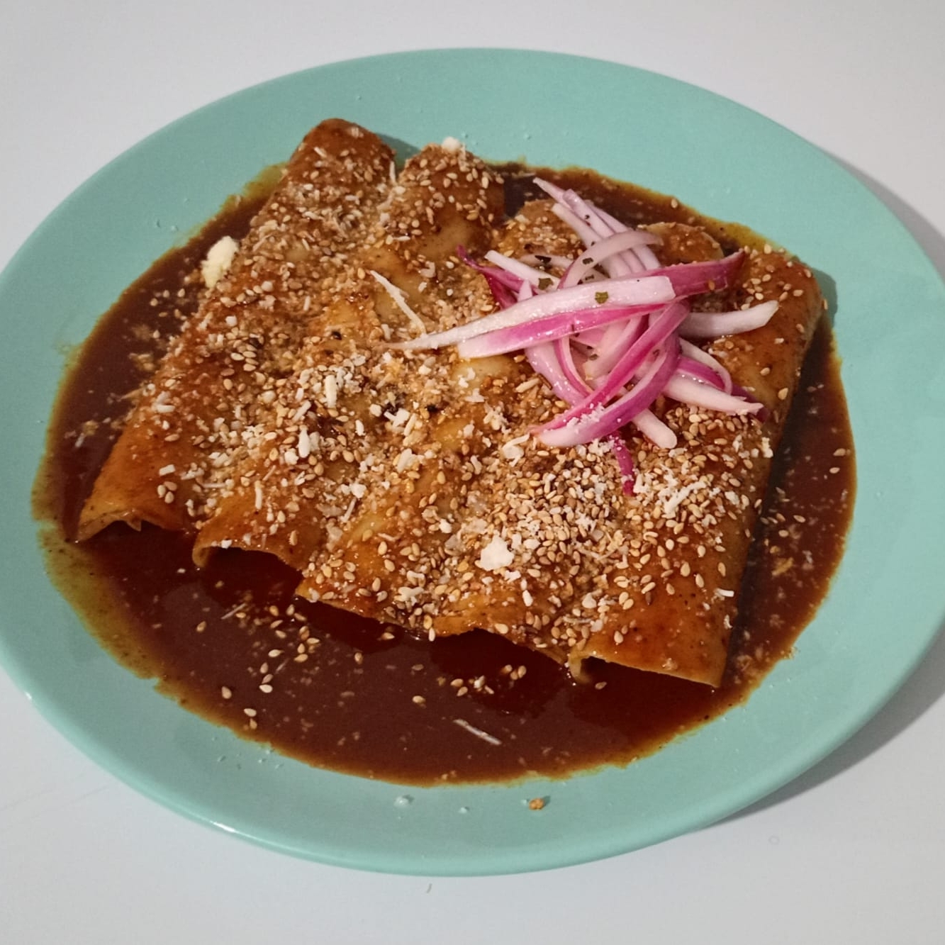 Enchiladas de Mole
