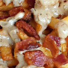 Salchipapas C Queso Asadero