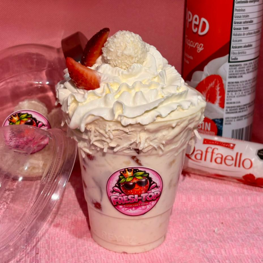 Fresas con Crema Raffaello