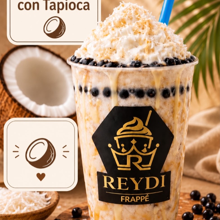 Frappé Coco con Tapioca