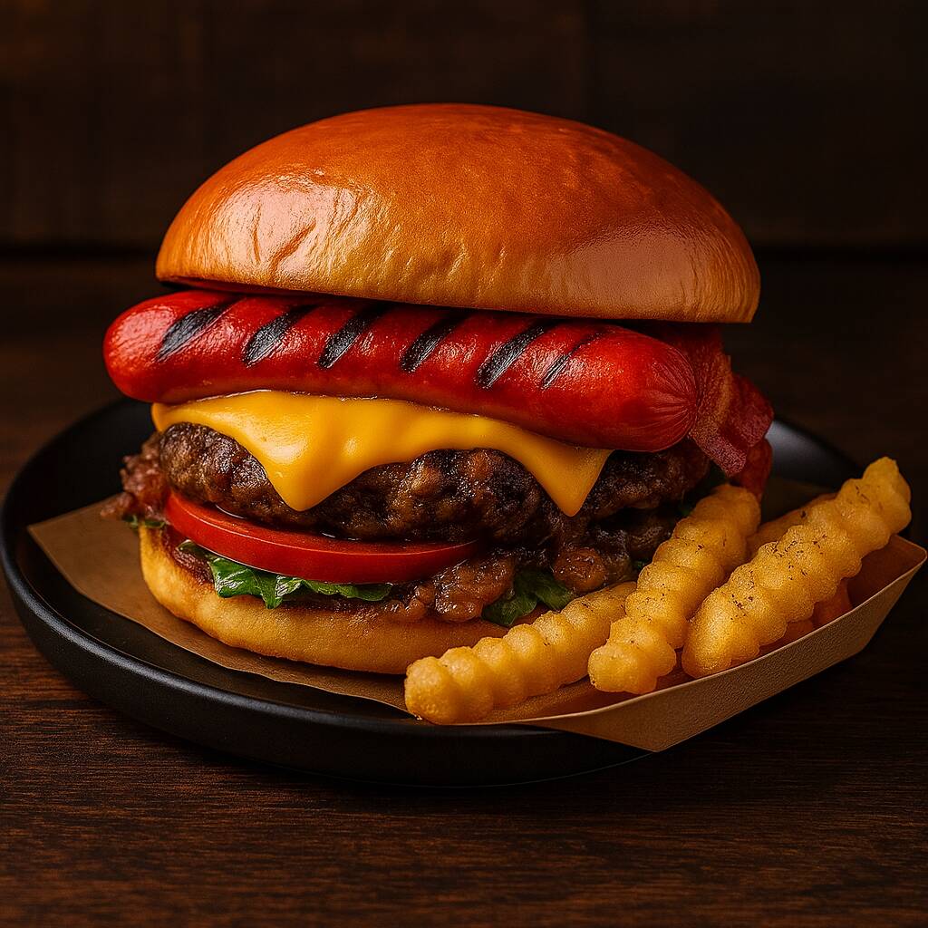 Bun Brat + Papas