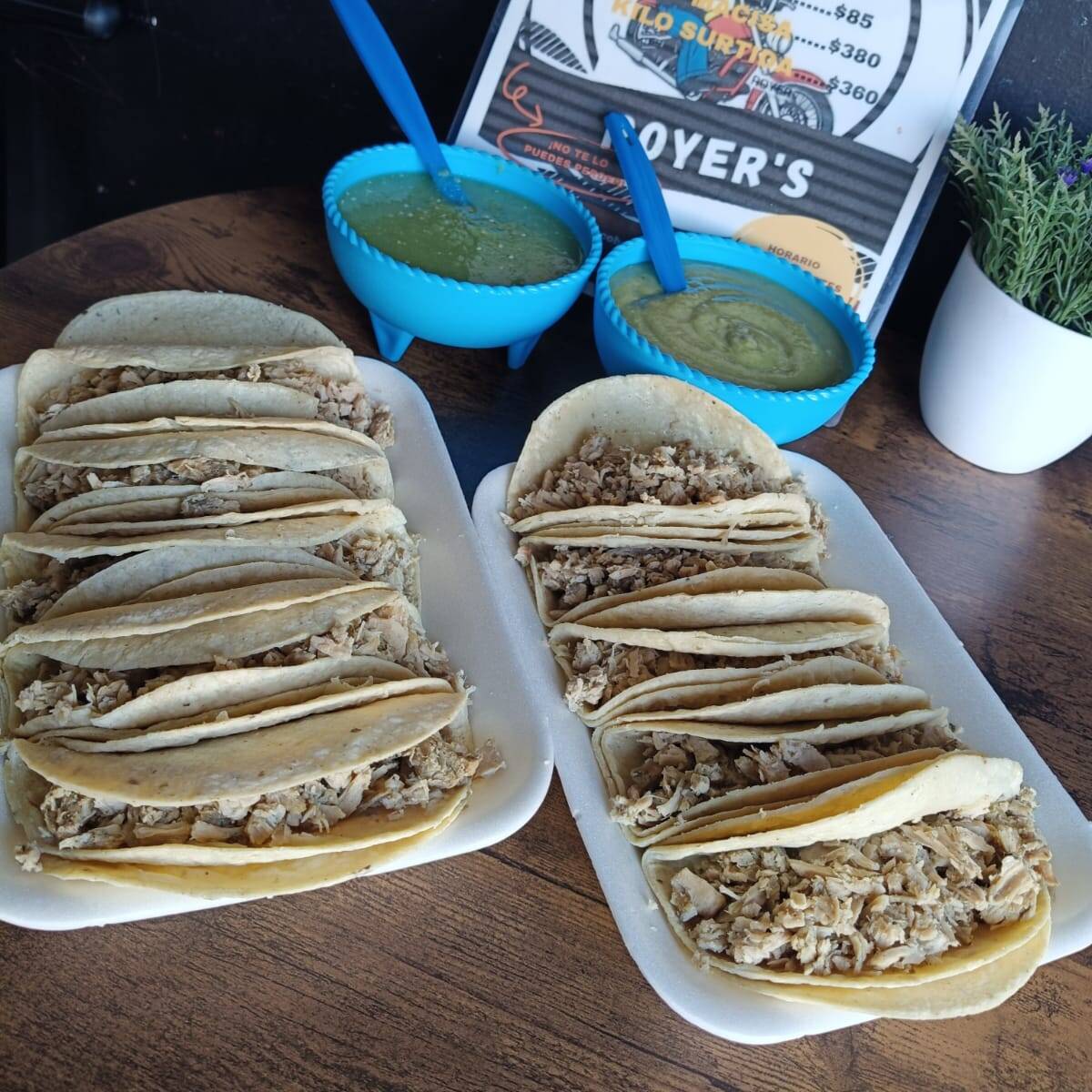 ORDEN 10 TACOS DE MACISA
