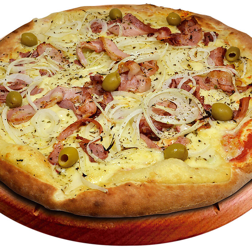 Mussarela, Bacon e Cebola