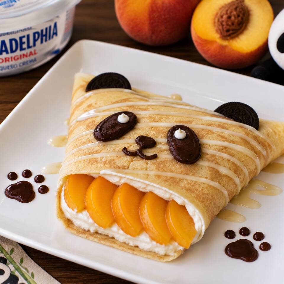 Crepanda Philadelphia con Durazno
