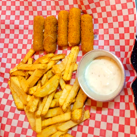 Dedos de Queso con Papas