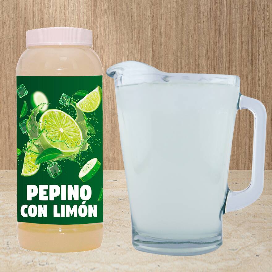 Agua De Pepino con Limón 1 L
