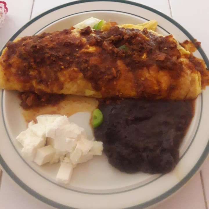 Omelette de Jamón con Queso