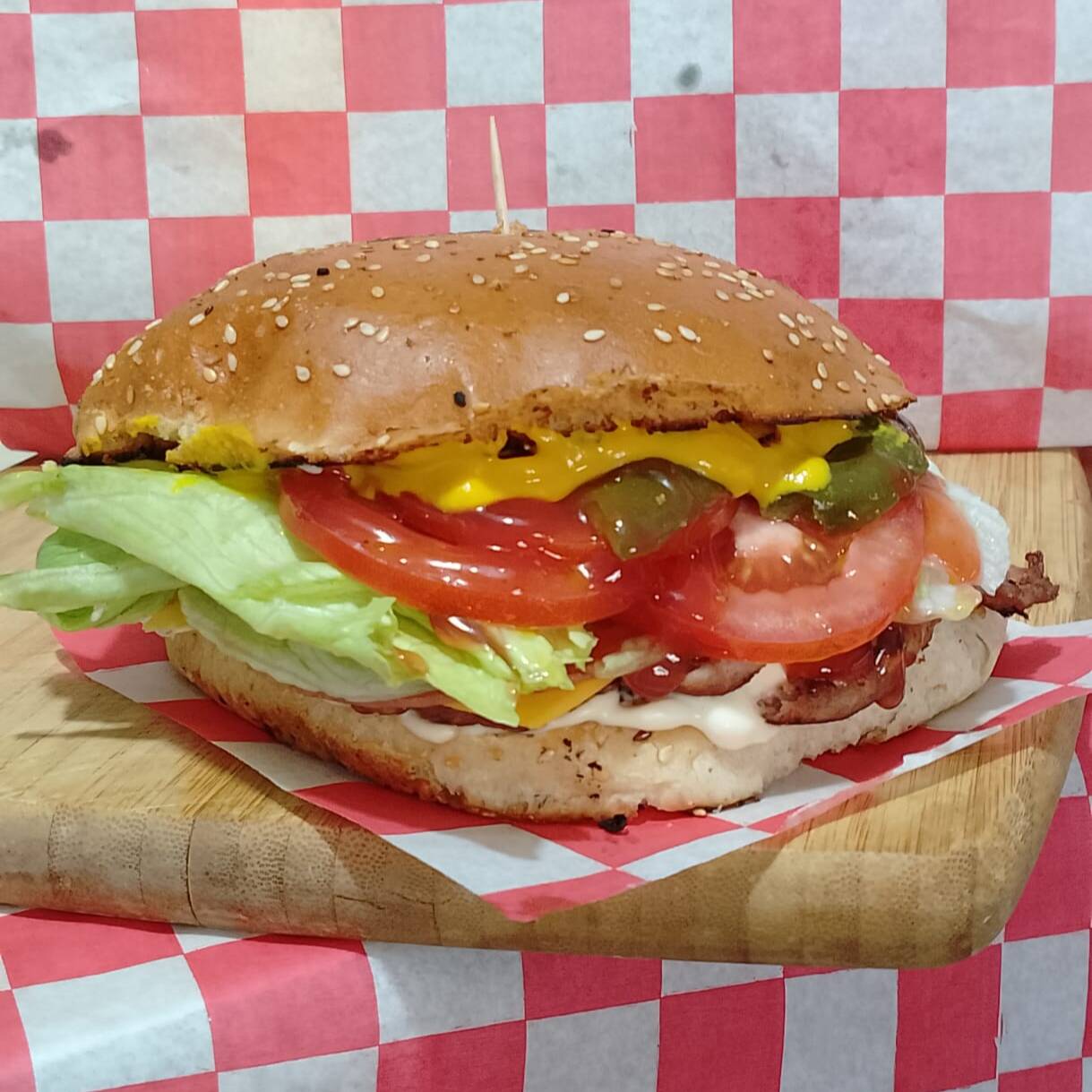 HAMBURGUESA HAWAIANA