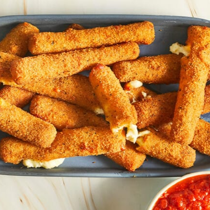 dedos de queso mozzarella