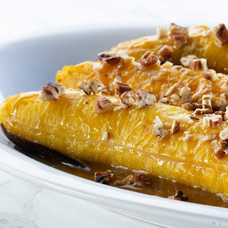Plátano al Horno de Leña