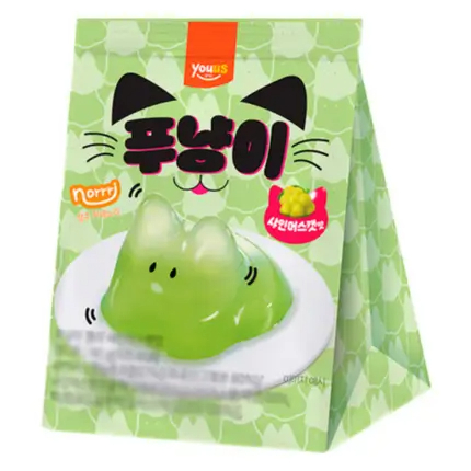 Postre de gatito sabor Uva Puyangi Jelly