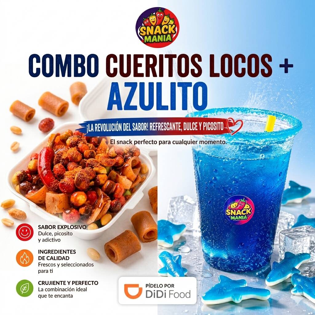 Cueritos Locos 🐷🔥 + Azulito 🧊❄️
