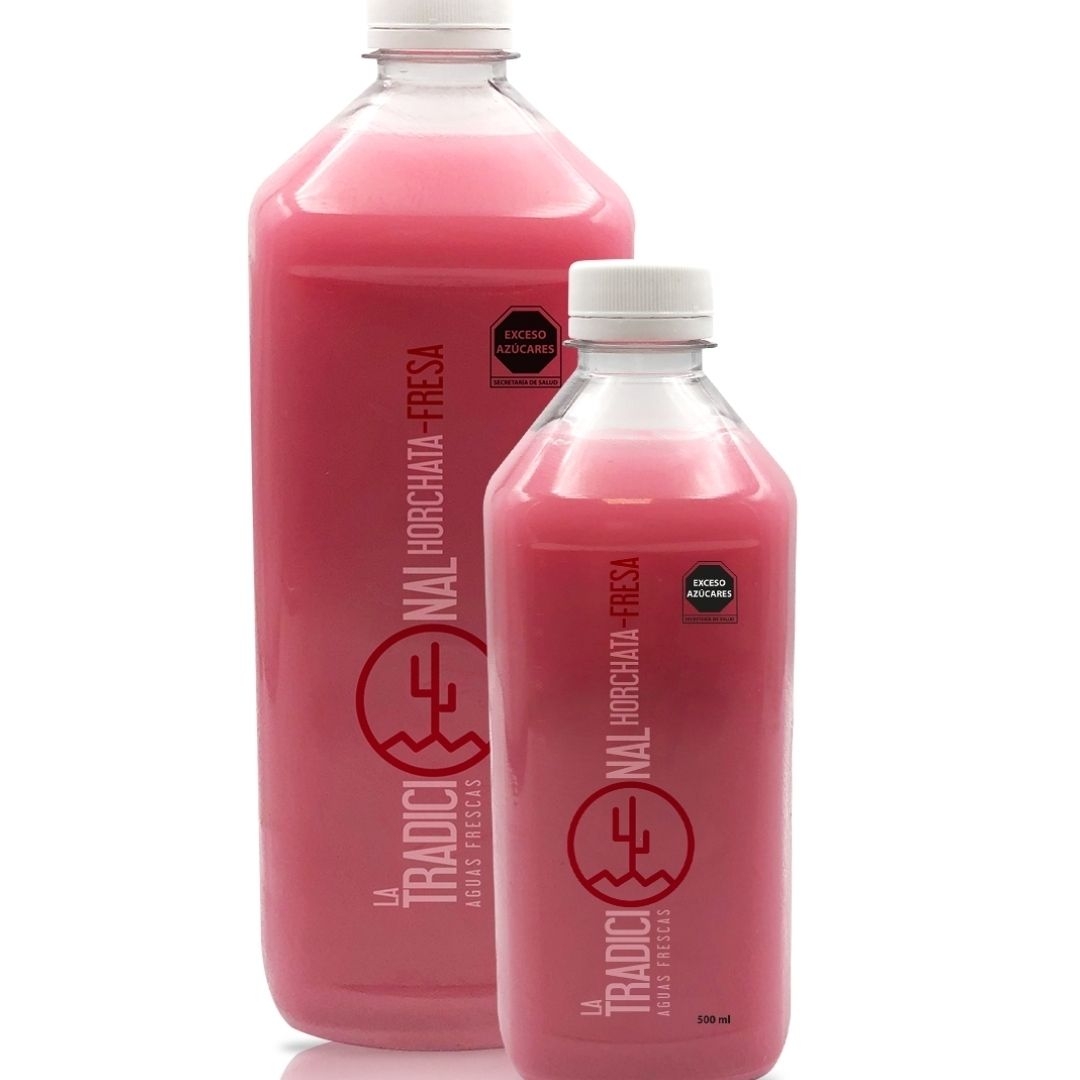 Agua horchata con fresa 500 ml