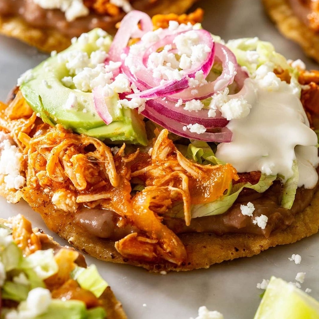 Tostadas de Pollo