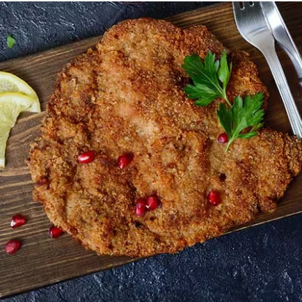 Marmita Deliciosa! Bife a Milanesa + 5 Acompanhamentos à Sua Escolha.