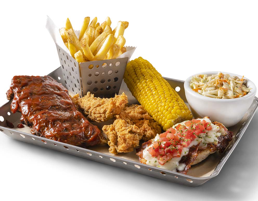 RIBS & CHICKEN PLATTER