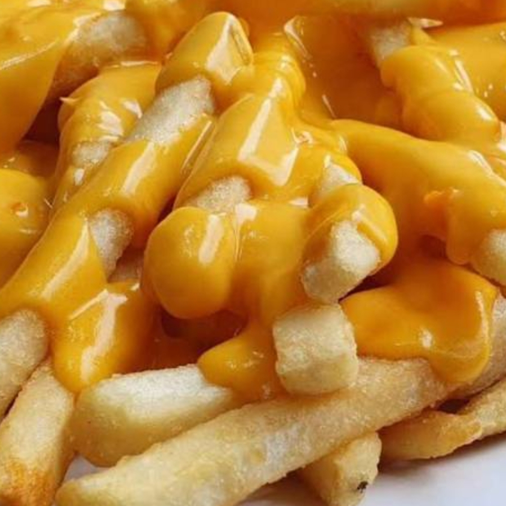 Papas a la francesa con queso