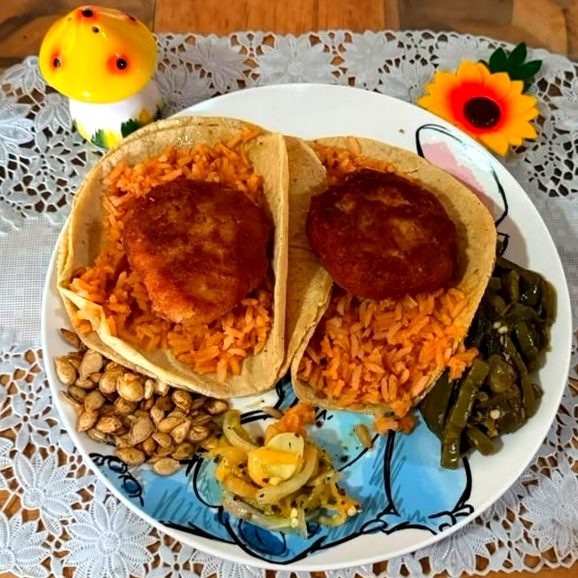 Taco de Tortas de Papa