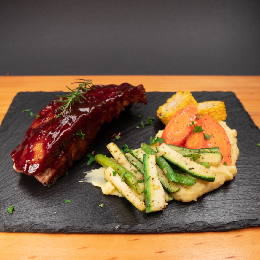 Costilla a la parrilla